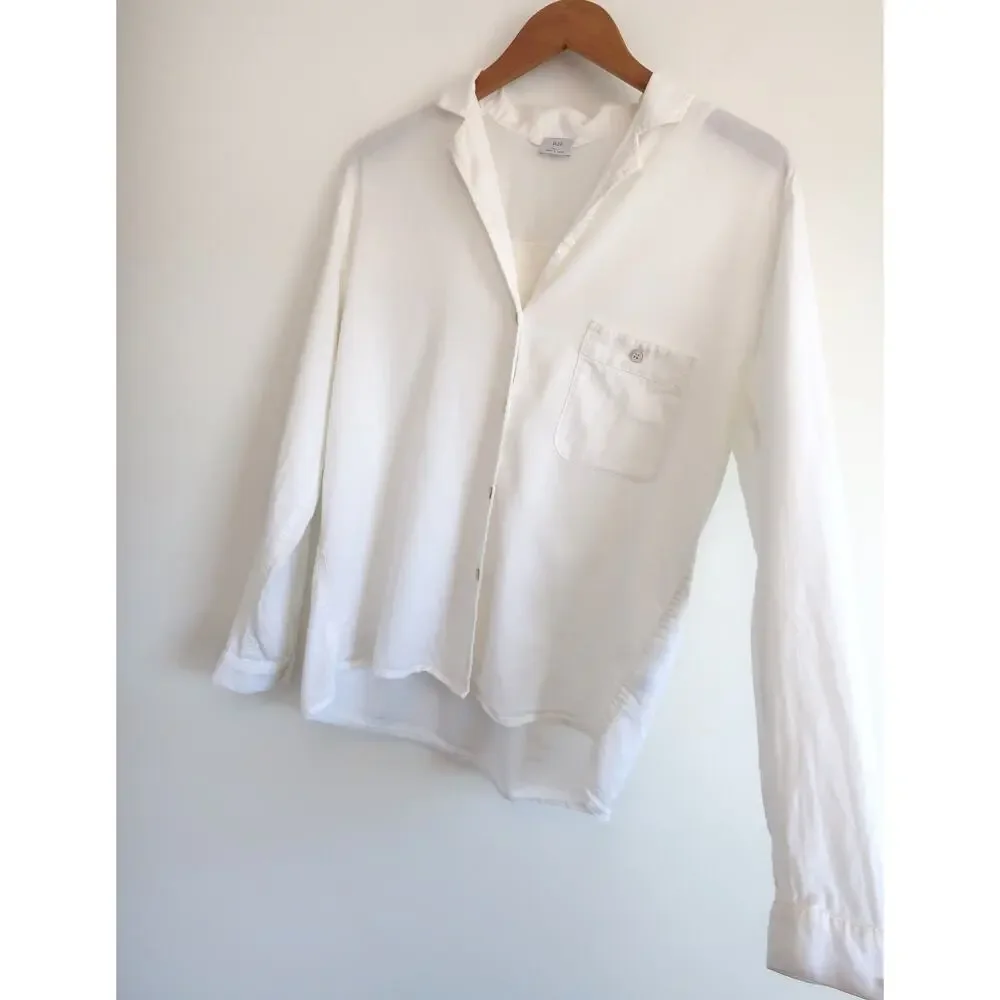 RESTORATION HARDWARE Heathered Cotton Cashmere Nightshirt PJ Sleep Top S $150